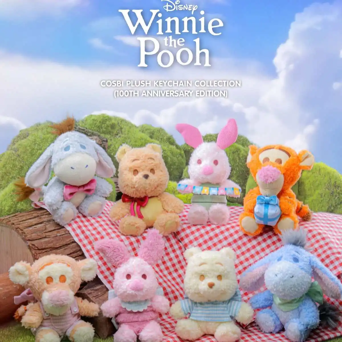 Hot Toys Winnie The Pooh Cosbi Plush Pendant Blind Box 100th Anniversary Edition Collectible Keychain Bag Decoration Gift
Hot Toys Winnie The Pooh Cosbi Plush Pendant Blind Box 100th Anniversary Edition Collectible Keychain Bag Decoration Gift