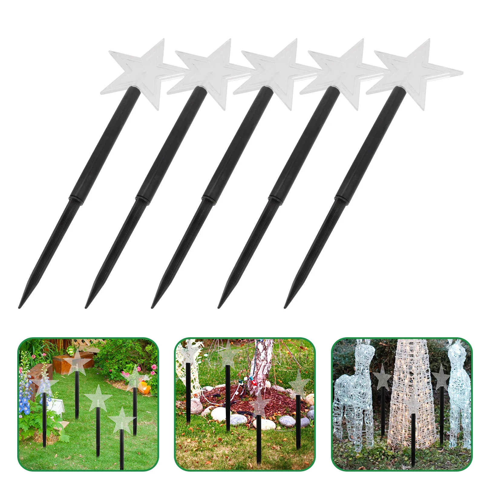 5 Pcs Creative Christmas Lights Outdoor Holiday Accessories Lighting Lamp for Garden
5 Pcs Creative Christmas Lights Outdoor Holiday Accessories Lighting Lamp for Garden
