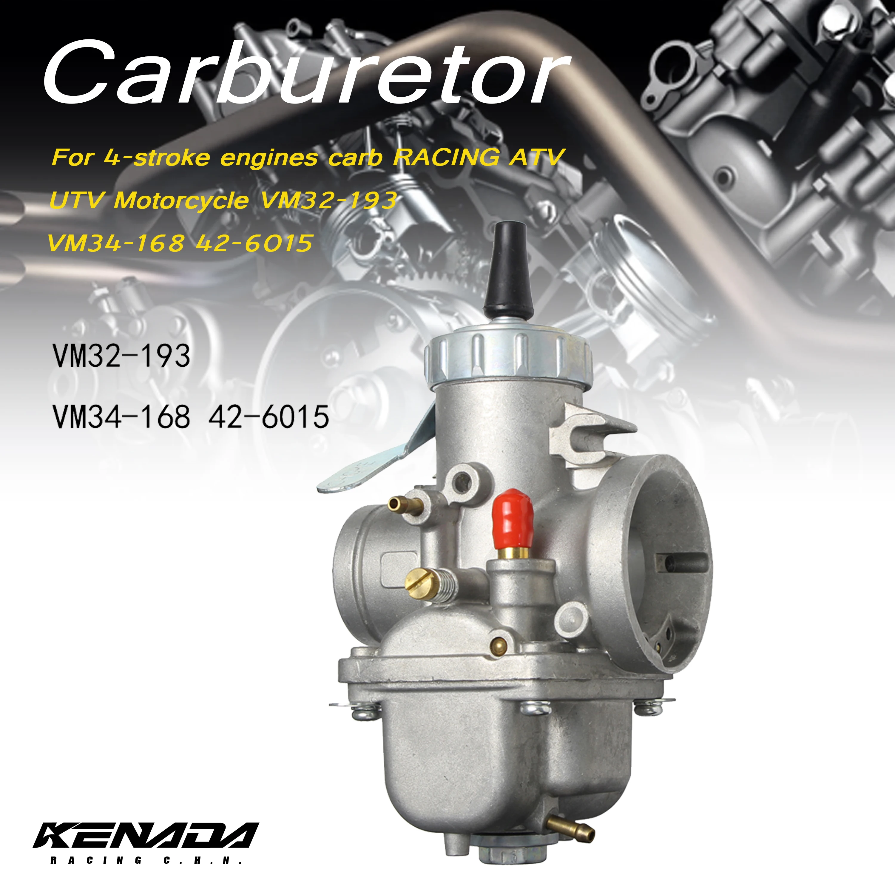 Carburetor VM44-3/ VM44-7 VM44SC For 400-800cc 2/4T Dirt Pit Bike ATV UTV Off-road Racing Dirt Bike Motorcycle 1002-0057
Carburetor VM44-3/ VM44-7 VM44SC For 400-800cc 2/4T Dirt Pit Bike ATV UTV Off-road Racing Dirt Bike Motorcycle 1002-0057