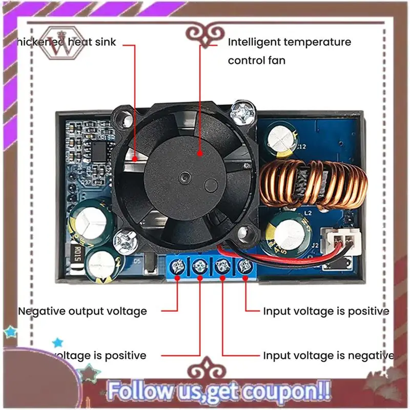 A57E-WZ3605E Повышающий преобразователь постоянного тока CC CV 36 В 5 А Модуль Регулируемый регулируемый лабораторный источник питания Вольтметр Амперметр 
A57E-WZ3605E Повышающий преобразователь постоянного тока CC CV 36 В 5 А Модуль Регулируемый регулируемый лабораторный источник питания Вольтметр Амперметр