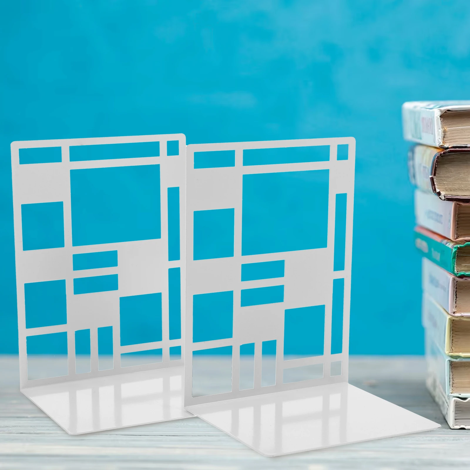 Metal Bookends Set of 2 White Adjustable Desk ganizers for Shelves Sturdy Holder Storage CD Record Magazine St Decorative Study
Metal Bookends Set of 2 White Adjustable Desk ganizers for Shelves Sturdy Holder Storage CD Record Magazine St Decorative Study