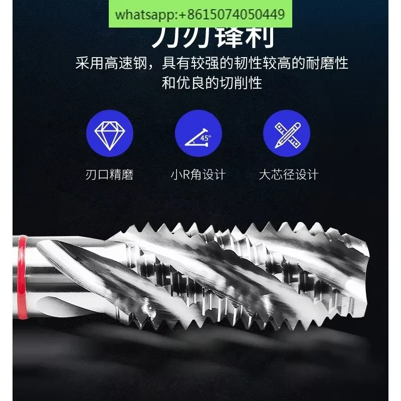 Machine tap spiral groove inlet coil tap M3M4M5M6M12 high-speed steel stainless steel tap
Machine tap spiral groove inlet coil tap M3M4M5M6M12 high-speed steel stainless steel tap