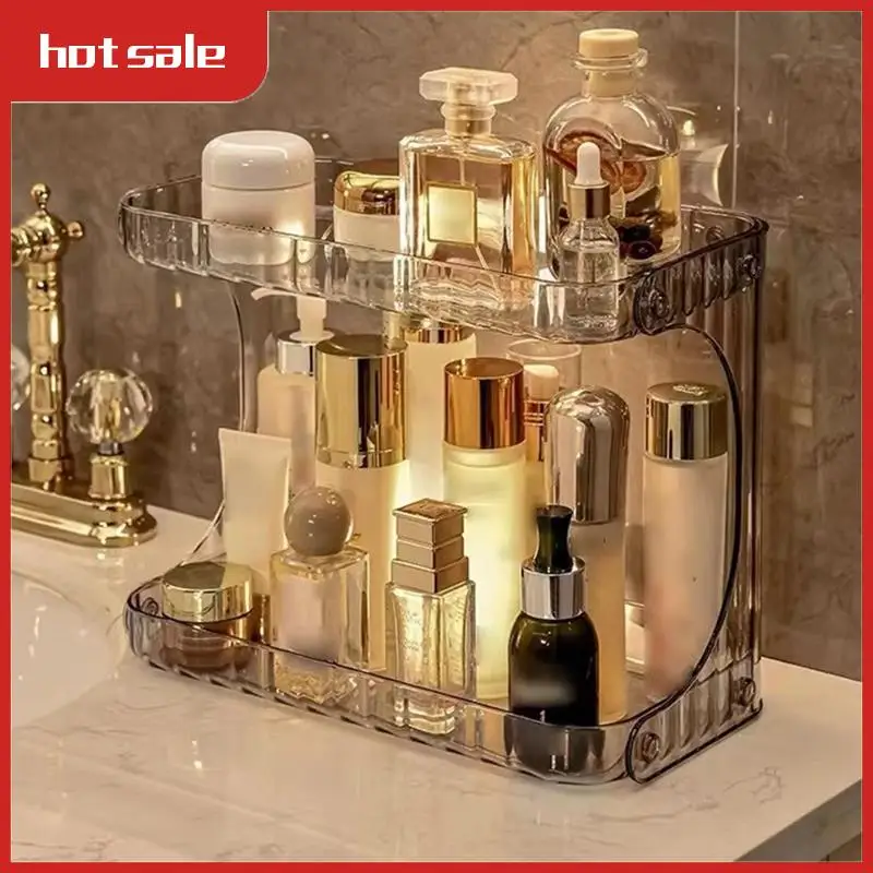 A33R-Bathroom Storage Rack Double-Layer Cosmetic Storage Box Hand Washing Stand Desktop Skin Care Products Display Stand
A33R-Bathroom Storage Rack Double-Layer Cosmetic Storage Box Hand Washing Stand Desktop Skin Care Products Display Stand