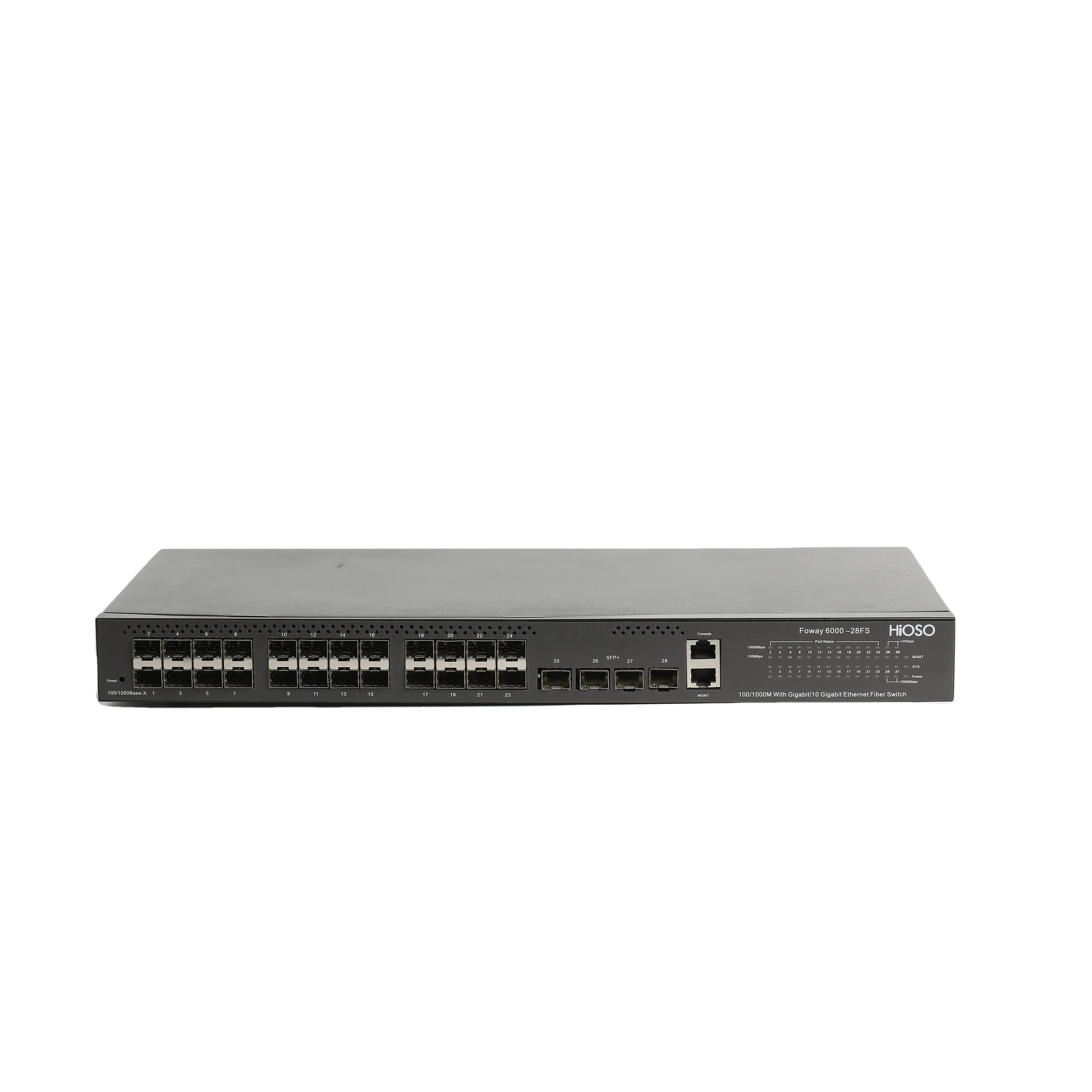 Fiber Switch 24 1000M SFP + 4 10G SFP+ Uplink port fiber optic equipment Light Ports Security Ip Camera
Fiber Switch 24 1000M SFP + 4 10G SFP+ Uplink port fiber optic equipment Light Ports Security Ip Camera