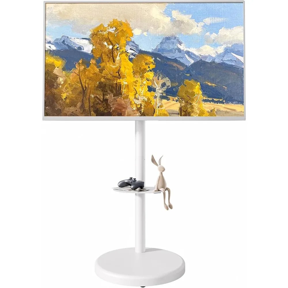 "Heavy-Duty Mobile TV Cart for 37-86 Inch TVs, Adjustable Height, Supports up to 110 Pounds, Converts from Portrait to Landscape
"Heavy-Duty Mobile TV Cart for 37-86 Inch TVs, Adjustable Height, Supports up to 110 Pounds, Converts from Portrait to Landscape