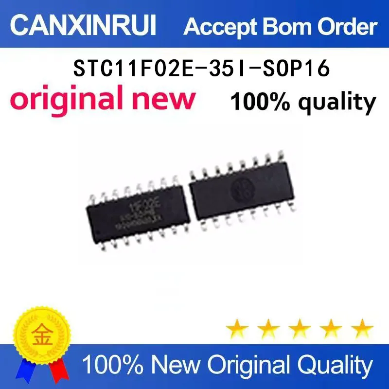 (5-100 Pieces) Brand new original STC11F02E-35I-SOP16 microcontroller STC11F02E spot chip IC
(5-100 Pieces) Brand new original STC11F02E-35I-SOP16 microcontroller STC11F02E spot chip IC