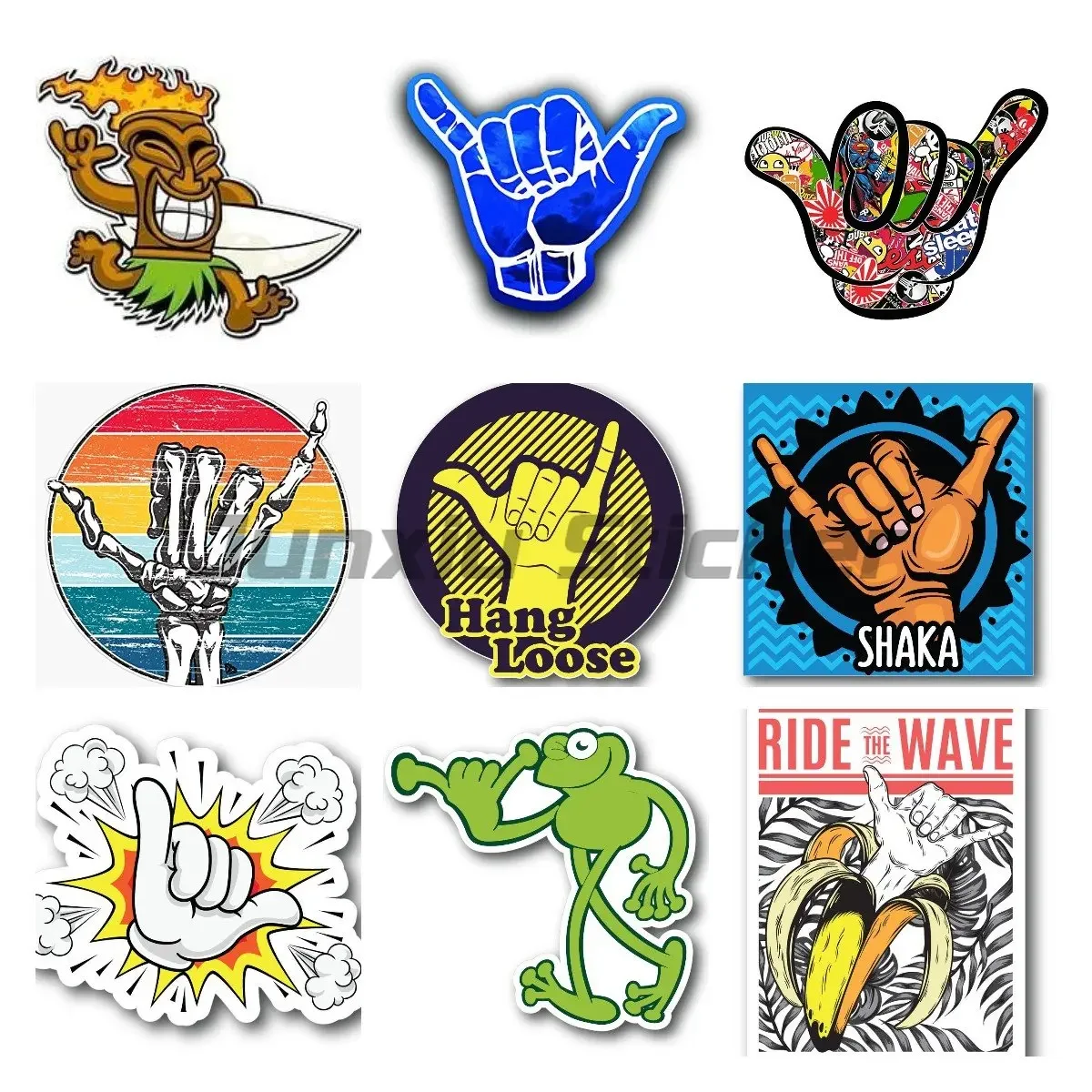 SHAKA Hawaiian Surfing Gesture Car Decal Bumper Car Styling Decoration Door Body Window Vinyl Stickers
SHAKA Hawaiian Surfing Gesture Car Decal Bumper Car Styling Decoration Door Body Window Vinyl Stickers