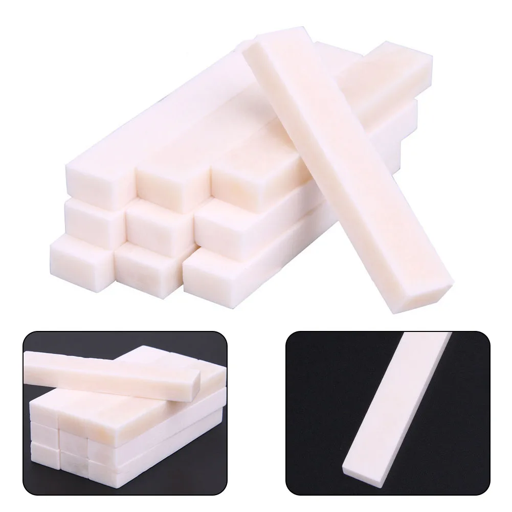 High Quality Guitar Nut Blank Bone Nut Bass Buffalo Bone DIY Kit Stringed Instrument Ukulele 2.04*0.37*0.23inch
High Quality Guitar Nut Blank Bone Nut Bass Buffalo Bone DIY Kit Stringed Instrument Ukulele 2.04*0.37*0.23inch