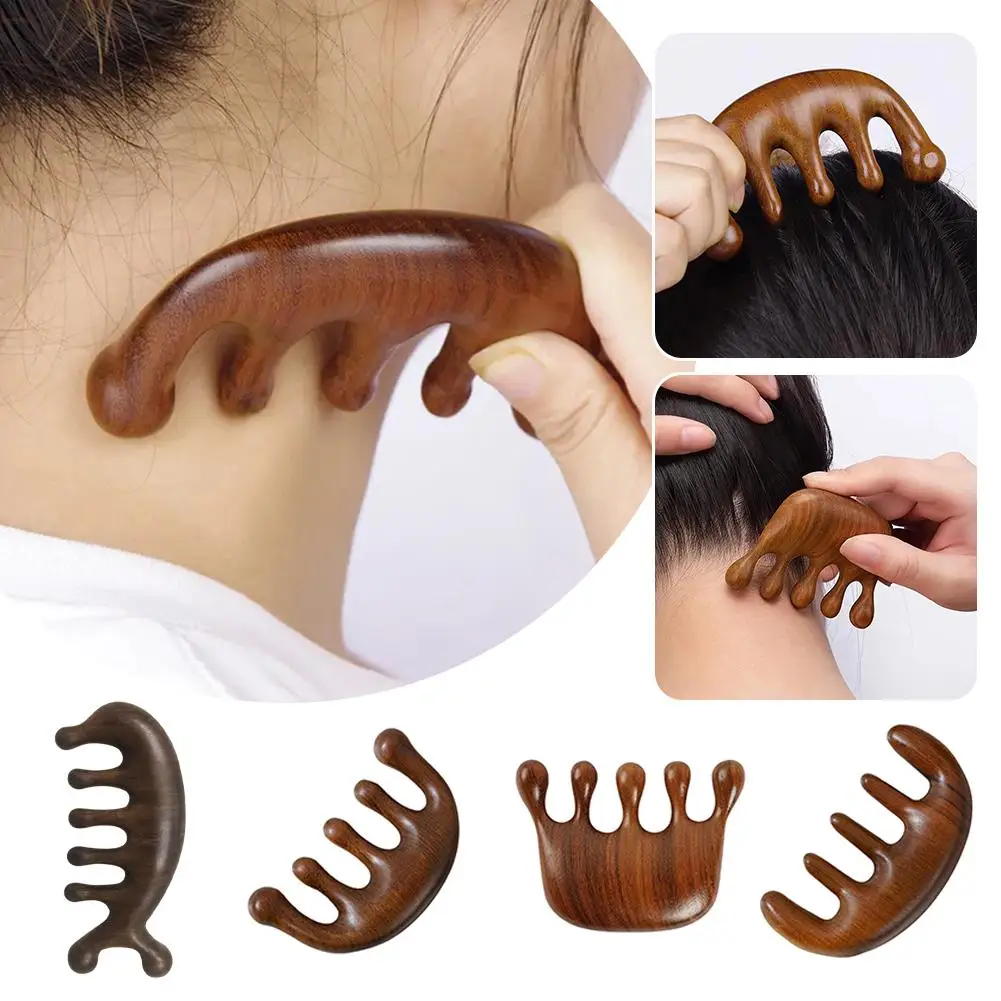 Sandalwood Scalp Massage Comb Household Meridian Scraping Activating Comb Five Point Teeth Acupuncture Comb Large Toothed D7K7
Sandalwood Scalp Massage Comb Household Meridian Scraping Activating Comb Five Point Teeth Acupuncture Comb Large Toothed D7K7
