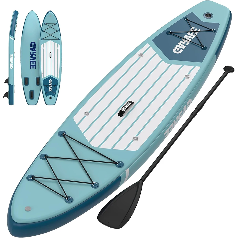 Inflatable Stand Up Paddle Board, 10'6"/11" Paddle Boards with Premium Accessories, Non-Slip EVA Deck Ultra-Light Carry Bag
Inflatable Stand Up Paddle Board, 10'6"/11" Paddle Boards with Premium Accessories, Non-Slip EVA Deck Ultra-Light Carry Bag