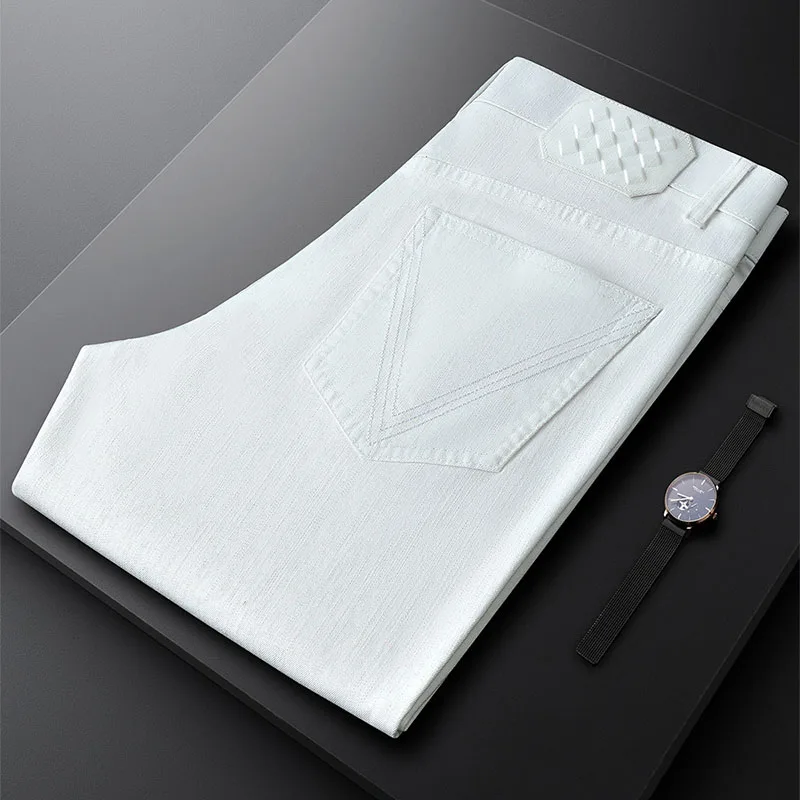 Luxury-lite white casual pants - Men's slim-fitting straight-leg business casual pants for spring, new style, lightweight long p
Luxury-lite white casual pants - Men's slim-fitting straight-leg business casual pants for spring, new style, lightweight long p