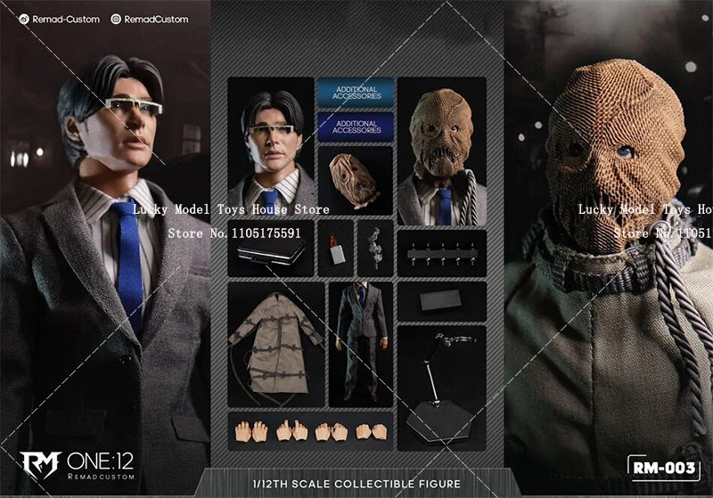 Remad Custom RM-003 1/12 Super Villain Straw Head Suit Cloth Action Figure Cop Hidden Boss Delicate 6" Full Set Male Soldier
Remad Custom RM-003 1/12 Super Villain Straw Head Suit Cloth Action Figure Cop Hidden Boss Delicate 6" Full Set Male Soldier