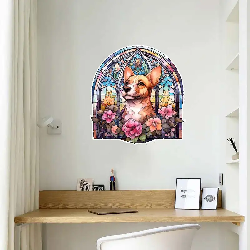 Funny Wreath Pet Dog Wall Sticker Art Mural Living Room Bedroom Cabinet Decoration Home Decor Cute Animal Stickers M892
Funny Wreath Pet Dog Wall Sticker Art Mural Living Room Bedroom Cabinet Decoration Home Decor Cute Animal Stickers M892