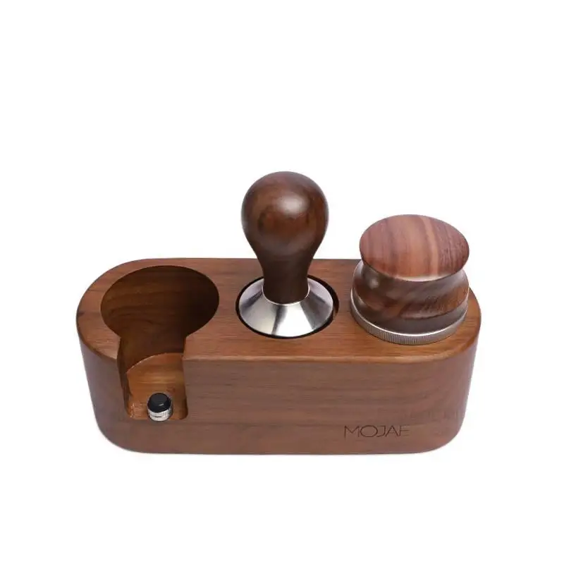 for Delong smeg three-ear dedicated coffee machine 51mm horizontal walnut wood powder Press three-piece set
for Delong smeg three-ear dedicated coffee machine 51mm horizontal walnut wood powder Press three-piece set