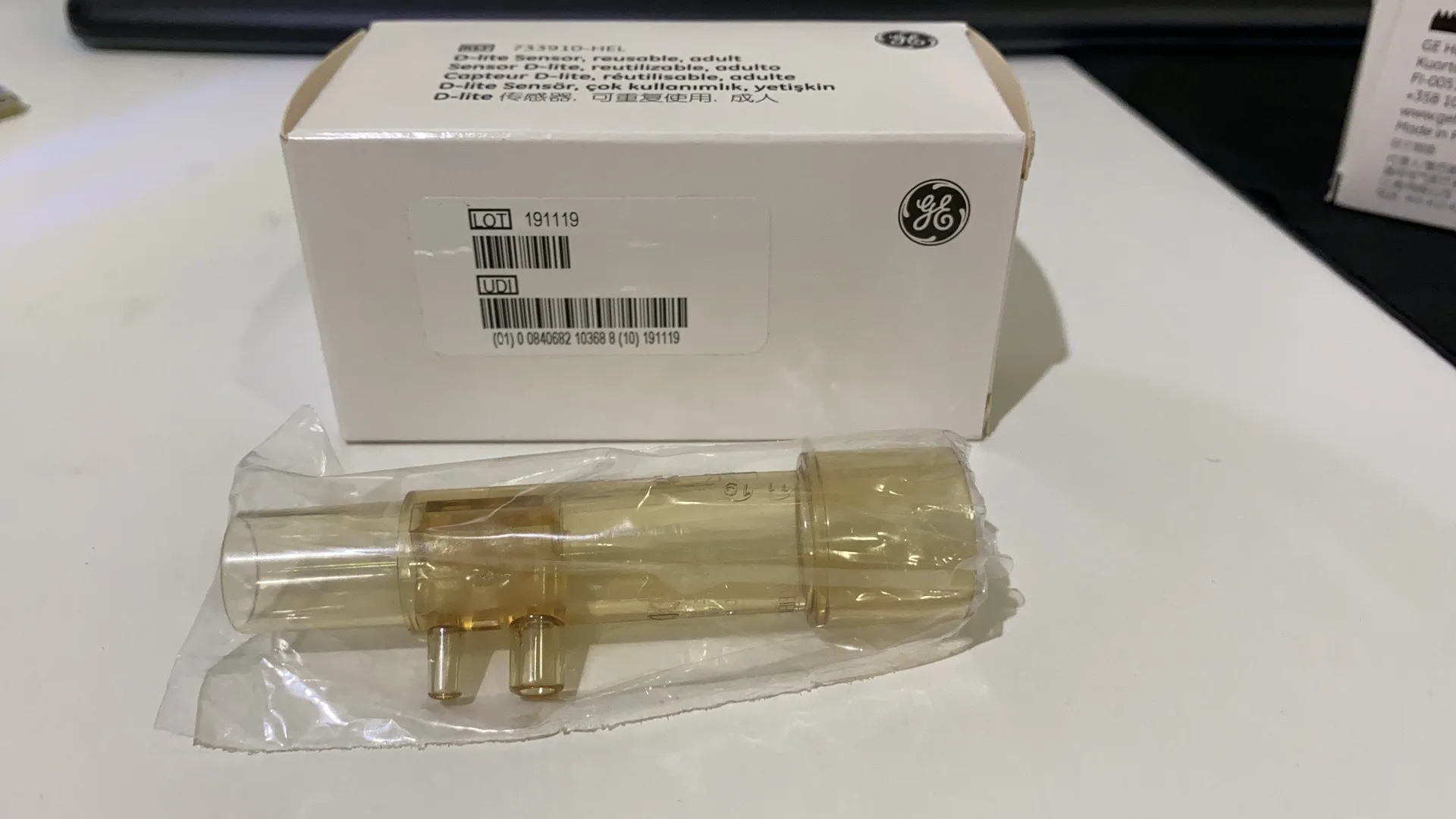 GE Original Ohmeda Pedi-lite Sensor, reusable, pediatric REF:73393
GE Original Ohmeda Pedi-lite Sensor, reusable, pediatric REF:73393