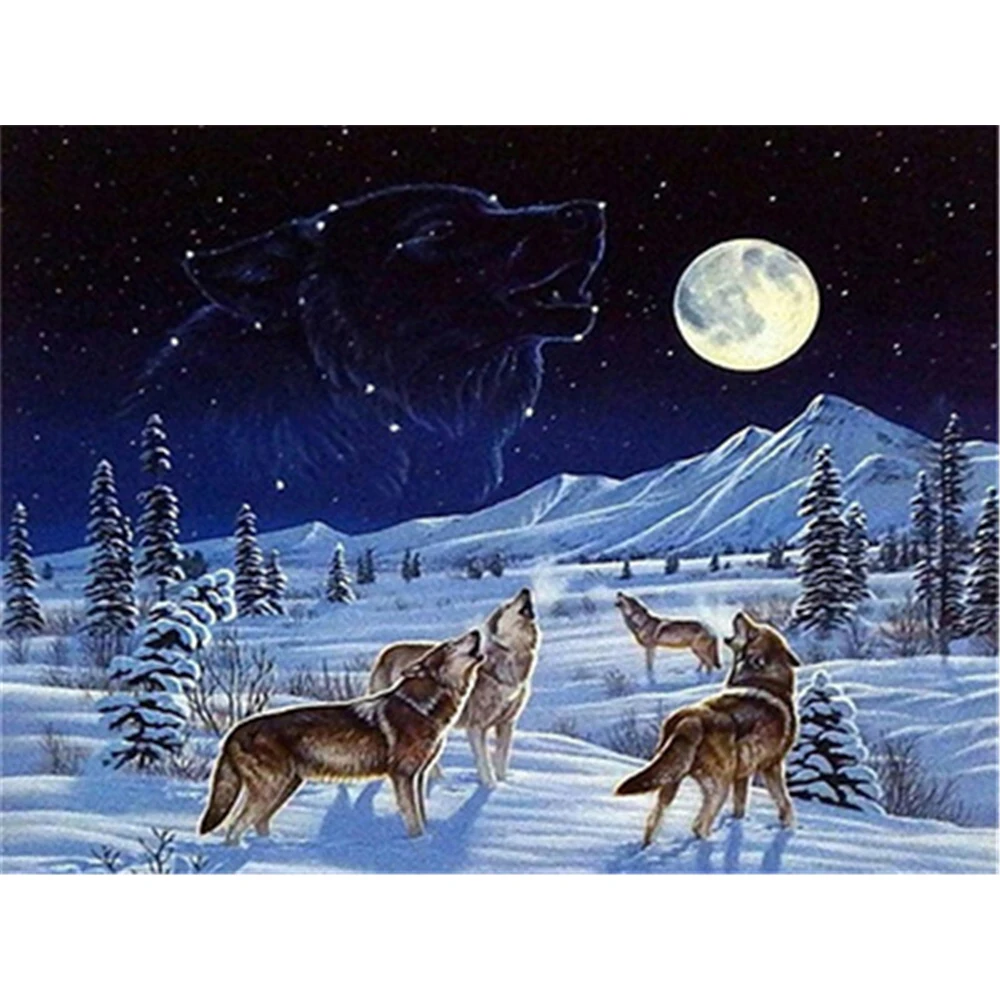 Wolf Animal Printed Fabric 11CT Cross Stitch Full Kit DIY Embroidery DMC Threads Knitting Handicraft Handiwork Jewelry
Wolf Animal Printed Fabric 11CT Cross Stitch Full Kit DIY Embroidery DMC Threads Knitting Handicraft Handiwork Jewelry
