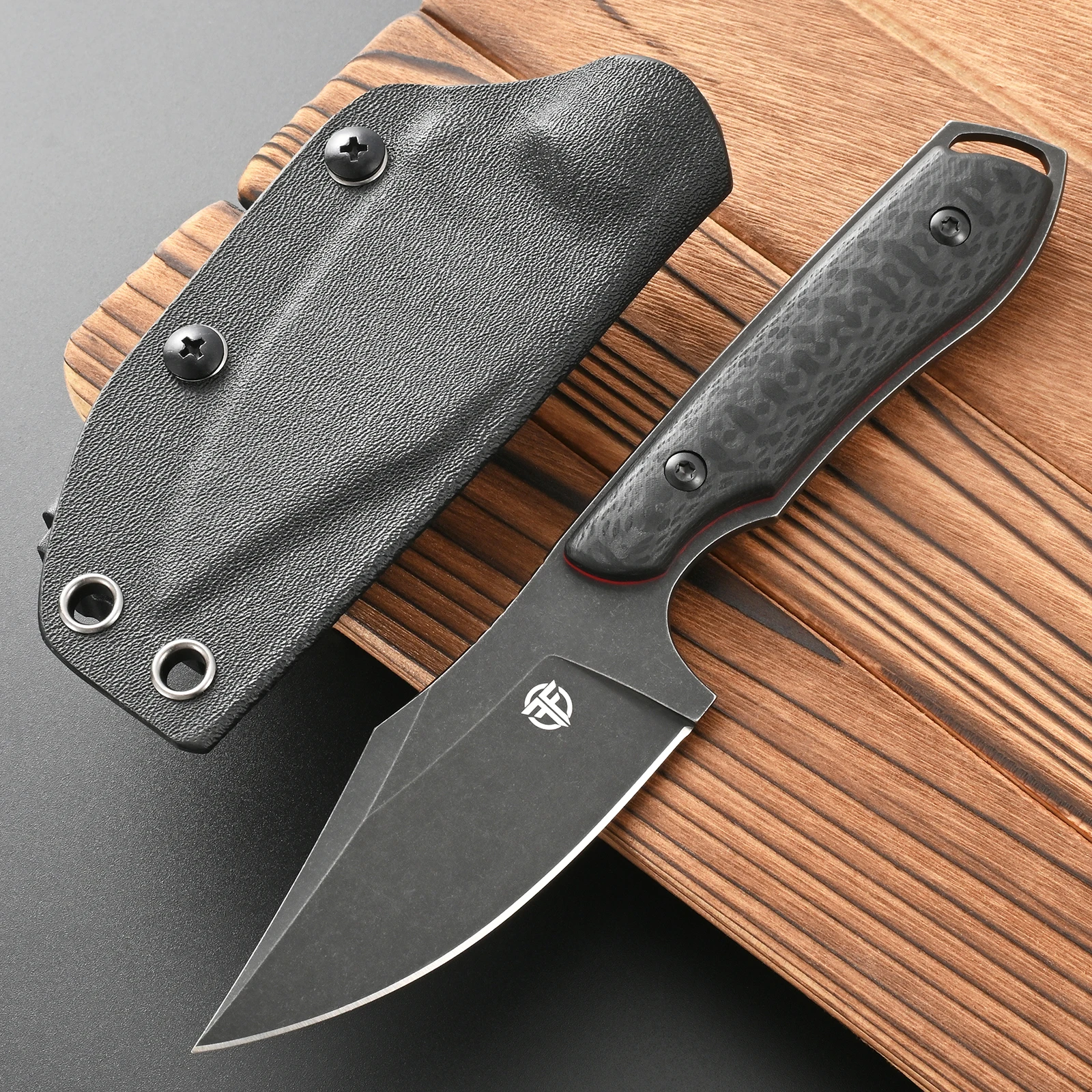 Eafengrow FF111 Fixed Blade Knife 14C28N Steel Stonewashed Blade Carbon Fiber Handle Full Tang Knifes for Camping Work Survival
Eafengrow FF111 Fixed Blade Knife 14C28N Steel Stonewashed Blade Carbon Fiber Handle Full Tang Knifes for Camping Work Survival