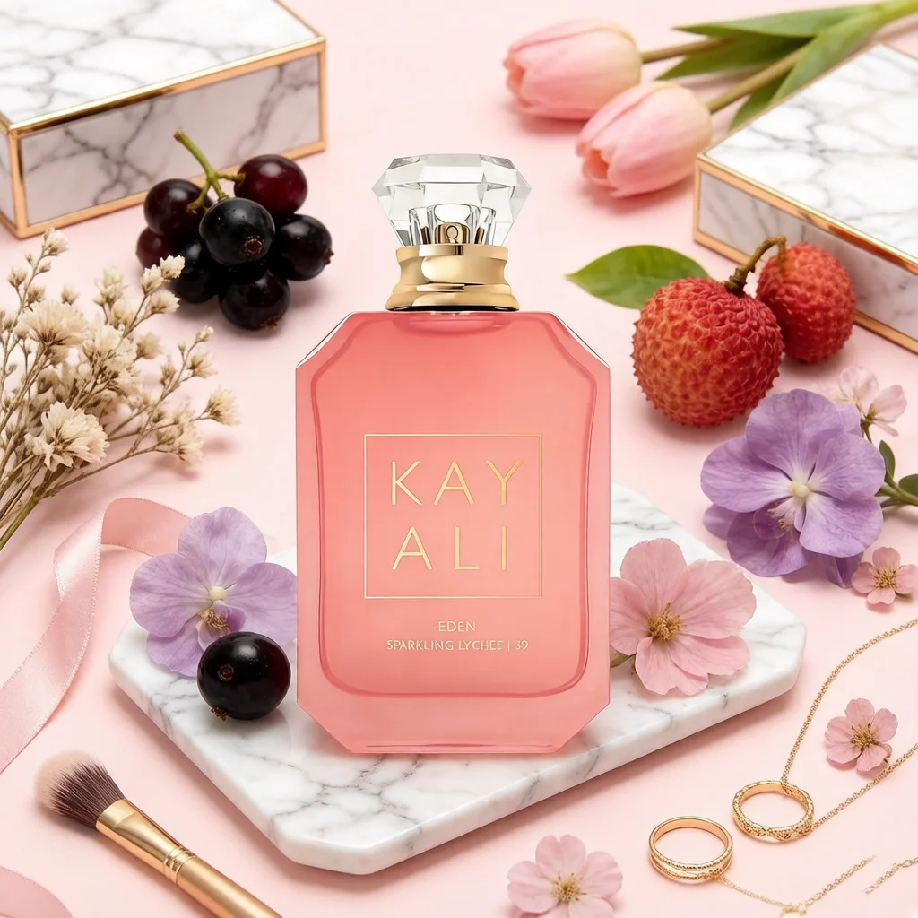 KAYALI Eden Sparkling Lychee 39 EDP Perfume, Sweet Lychee Fruity Floral Fragrance, Long Lasting Luxury Scent, Ideal Gift
KAYALI Eden Sparkling Lychee 39 EDP Perfume, Sweet Lychee Fruity Floral Fragrance, Long Lasting Luxury Scent, Ideal Gift