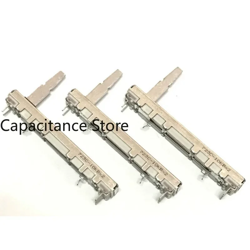 5PCS Sliding potentiometer 10KBx2 DJM600 mixer volume fader has resistance vertical putter.
5PCS Sliding potentiometer 10KBx2 DJM600 mixer volume fader has resistance vertical putter.