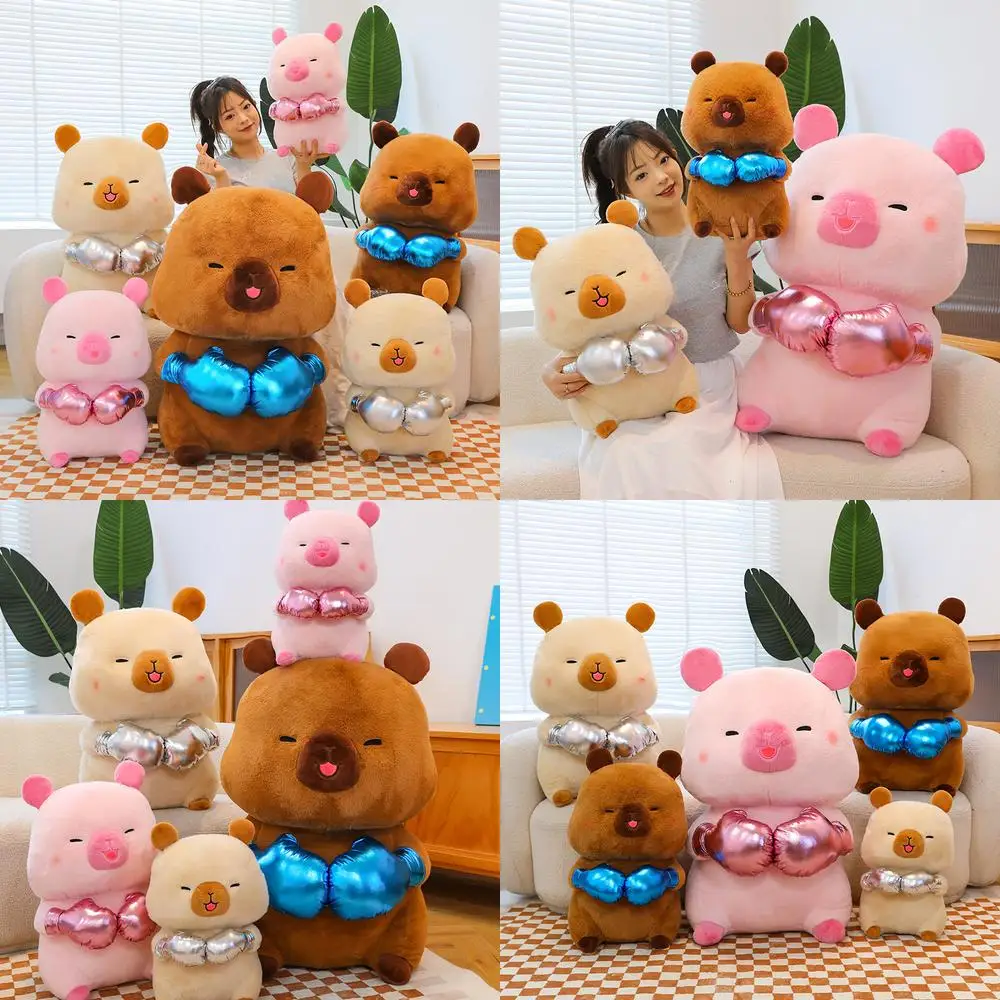 Cute Kawaii Capybara Plush Toy Boxing Stuffed Doll Kids Birthday Gift for Girls Wholesale Trendy New Arrival Cute Animal Plush
Cute Kawaii Capybara Plush Toy Boxing Stuffed Doll Kids Birthday Gift for Girls Wholesale Trendy New Arrival Cute Animal Plush