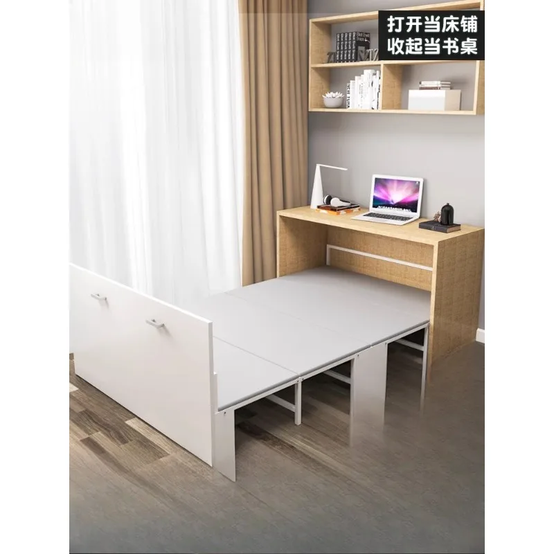 Invisible bed, desk cabinet, multi-functional integrated lunch break, small apartment telescopic household hidden bed, folding b
Invisible bed, desk cabinet, multi-functional integrated lunch break, small apartment telescopic household hidden bed, folding b