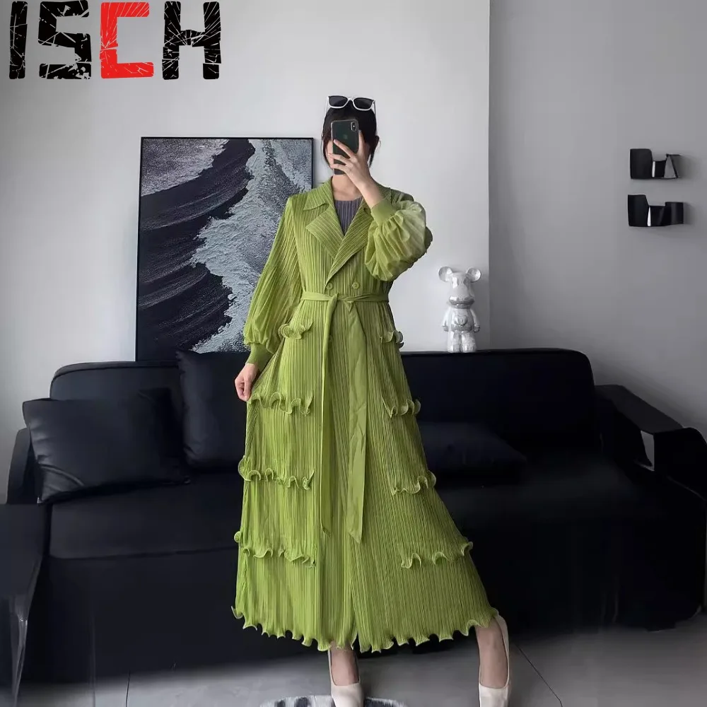 Pleats Pleated Lace Long Sleeve Women's Long Gown New Casual Fashion Commuter Loose Large Size Stretch Dresses
Pleats Pleated Lace Long Sleeve Women's Long Gown New Casual Fashion Commuter Loose Large Size Stretch Dresses