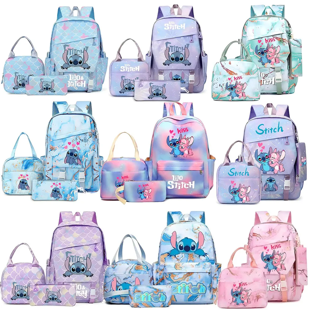 MINISO Stitch Series Cartoon School Bag Three Piece Backpack Waterproof and Dirt Resistant Casual Outdoor Travel Backpack Gifts
MINISO Stitch Series Cartoon School Bag Three Piece Backpack Waterproof and Dirt Resistant Casual Outdoor Travel Backpack Gifts
