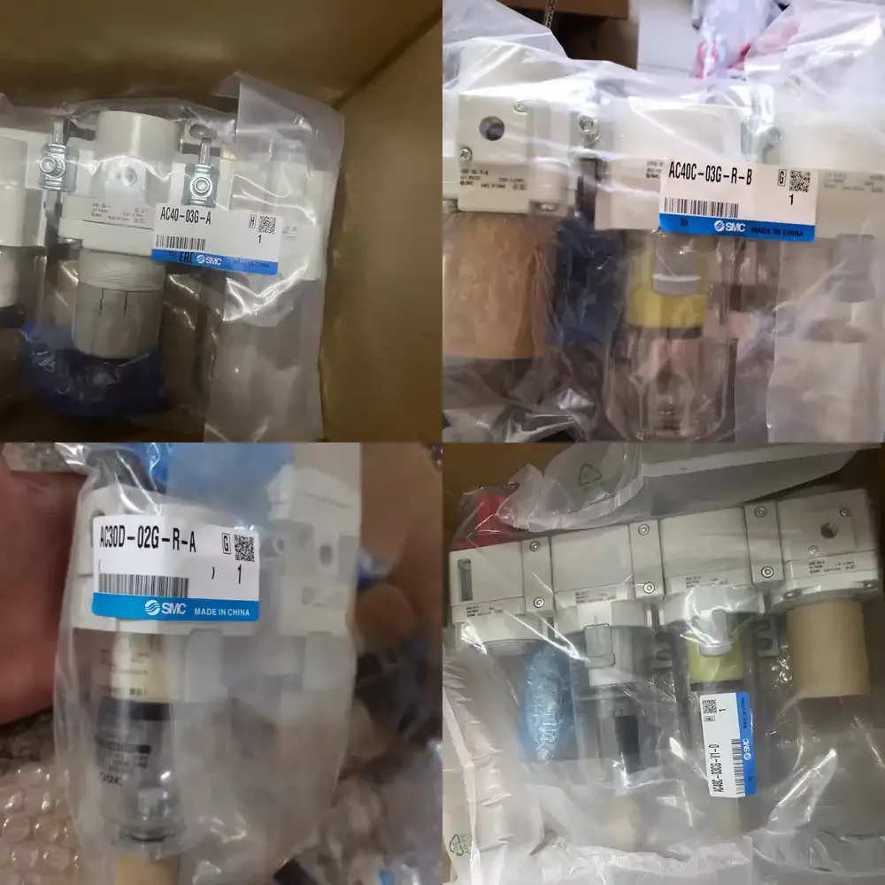 SMC Original AC40-03G-B/AC40-04DG-B/AC40-04G-A/AC40-06-A Vacuum Generator Air Filter Regulators Lubricator Combination
SMC Original AC40-03G-B/AC40-04DG-B/AC40-04G-A/AC40-06-A Vacuum Generator Air Filter Regulators Lubricator Combination