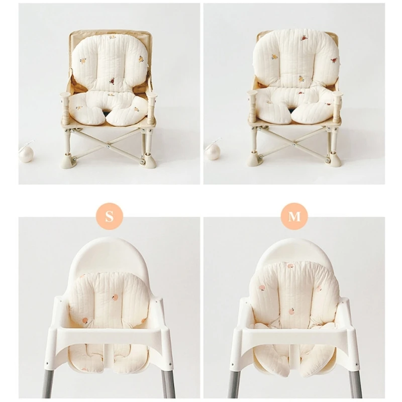 Cotton Baby Dining Chair Cushion Soft & Breathable Stroller Pad Warm High Chair Mat Non-Slip Thickened Cushion Pad
Cotton Baby Dining Chair Cushion Soft & Breathable Stroller Pad Warm High Chair Mat Non-Slip Thickened Cushion Pad