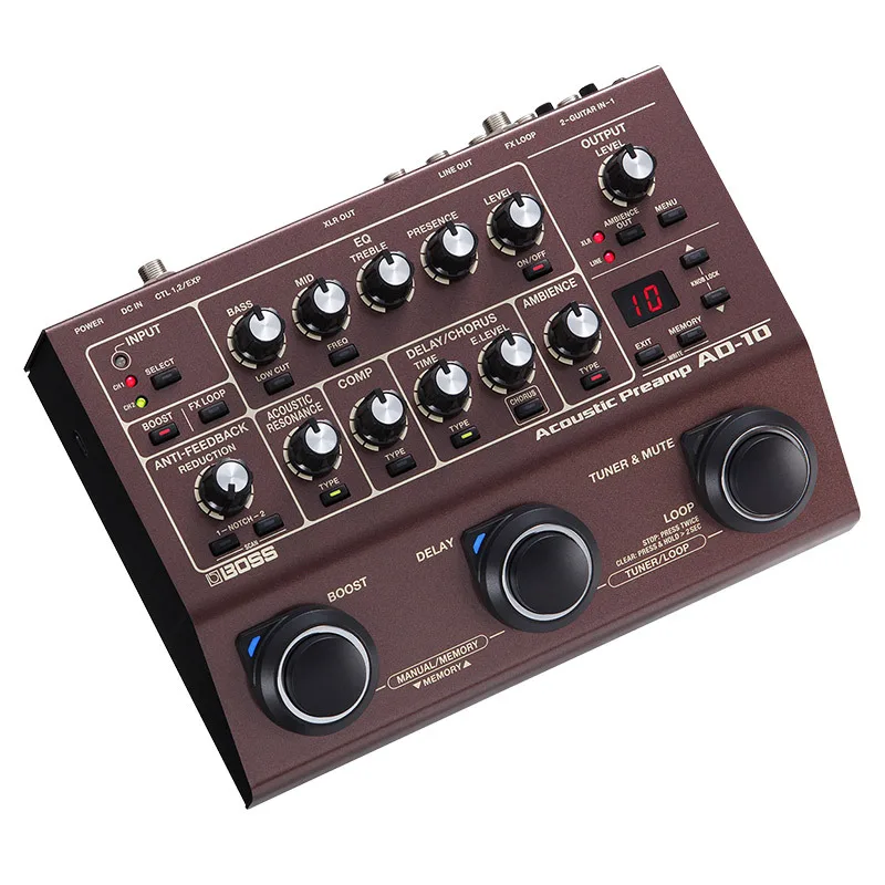Original sound acoustic guitar monolithic AD10 electric box folk reverb chorus pre-stage DI amplifier
Original sound acoustic guitar monolithic AD10 electric box folk reverb chorus pre-stage DI amplifier
