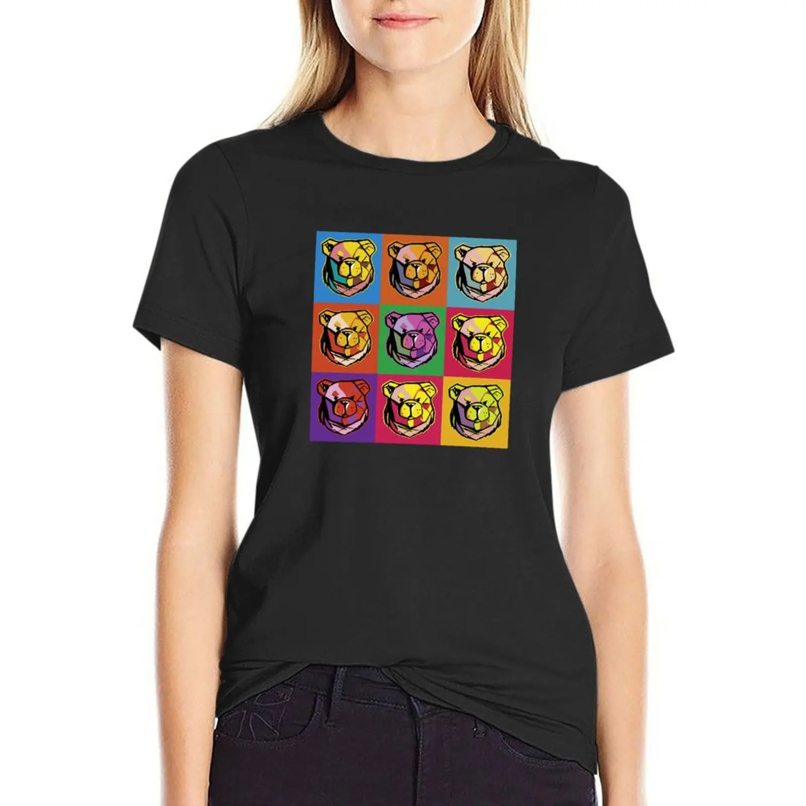 ROBUST BEAR POP T-Shirt tees summer tops anime clothes lady clothes graphic t-shirts for Women
ROBUST BEAR POP T-Shirt tees summer tops anime clothes lady clothes graphic t-shirts for Women