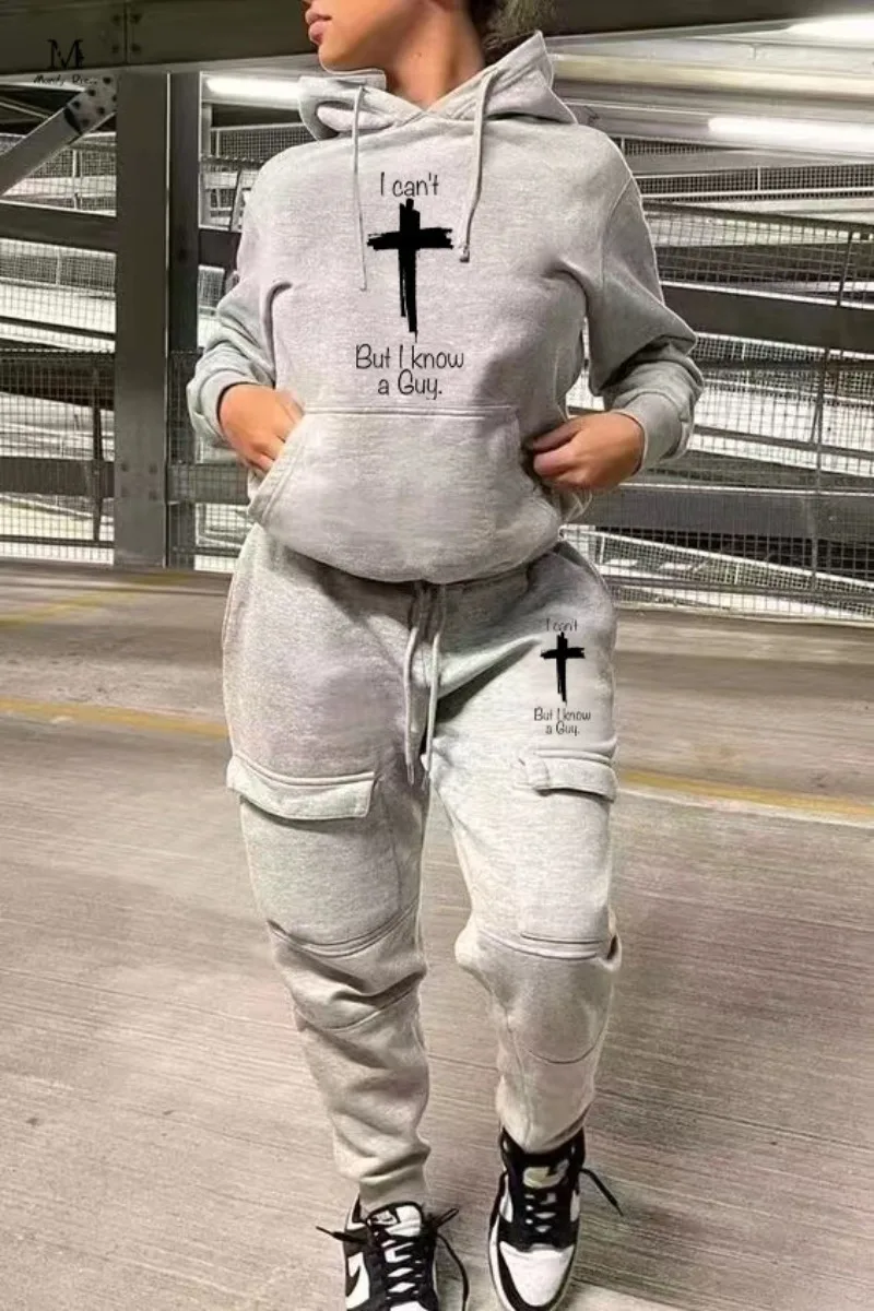 Active Wear Women Two Piece Set Tracksuit Letter Print Autumn Winter Sport Jogger Outfits Plus Size 2 Piece Sweatsuits
Active Wear Women Two Piece Set Tracksuit Letter Print Autumn Winter Sport Jogger Outfits Plus Size 2 Piece Sweatsuits