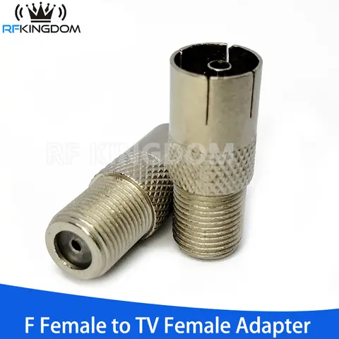 TV Aerial Cable Connector RF Coaxial F Female to TV Female Plug To Female Socket Adapter