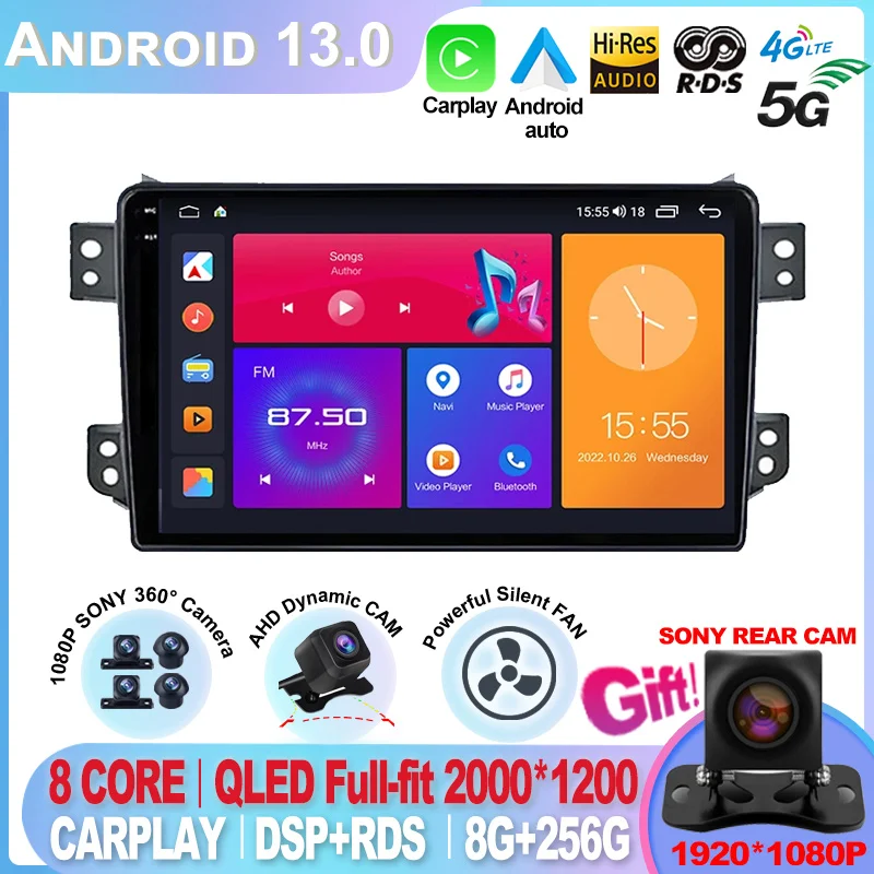 For SUZUKI Splash Ritz OPEL Agila 2008 - 2012 Android 13 Car Radio Stereo WIFI Carplay 2 Din GPS Navigation Multimedia Player
For SUZUKI Splash Ritz OPEL Agila 2008 - 2012 Android 13 Car Radio Stereo WIFI Carplay 2 Din GPS Navigation Multimedia Player