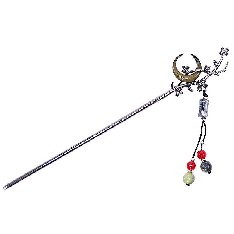 Vintage court design sense, moon-circling fringed hairpin, new Chinese cheongsam Hanfu, back head disc hairpin, female hairpin
Vintage court design sense, moon-circling fringed hairpin, new Chinese cheongsam Hanfu, back head disc hairpin, female hairpin