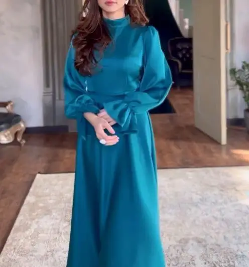 Womens Dresses 2025 Spring Autumn New Solid Color High Waist Women's Clothing Elegant Long Sleeve Casual Daily Long Dress
Womens Dresses 2025 Spring Autumn New Solid Color High Waist Women's Clothing Elegant Long Sleeve Casual Daily Long Dress