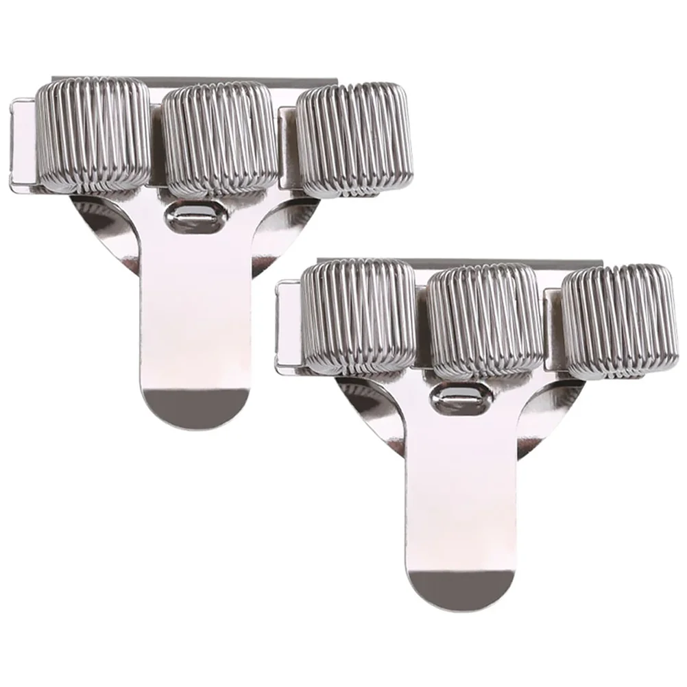2 Pcs Notebooks Spring Clip Pen Holder Metal Pencil Organizer Account Loop Silver Clamp Office
2 Pcs Notebooks Spring Clip Pen Holder Metal Pencil Organizer Account Loop Silver Clamp Office
