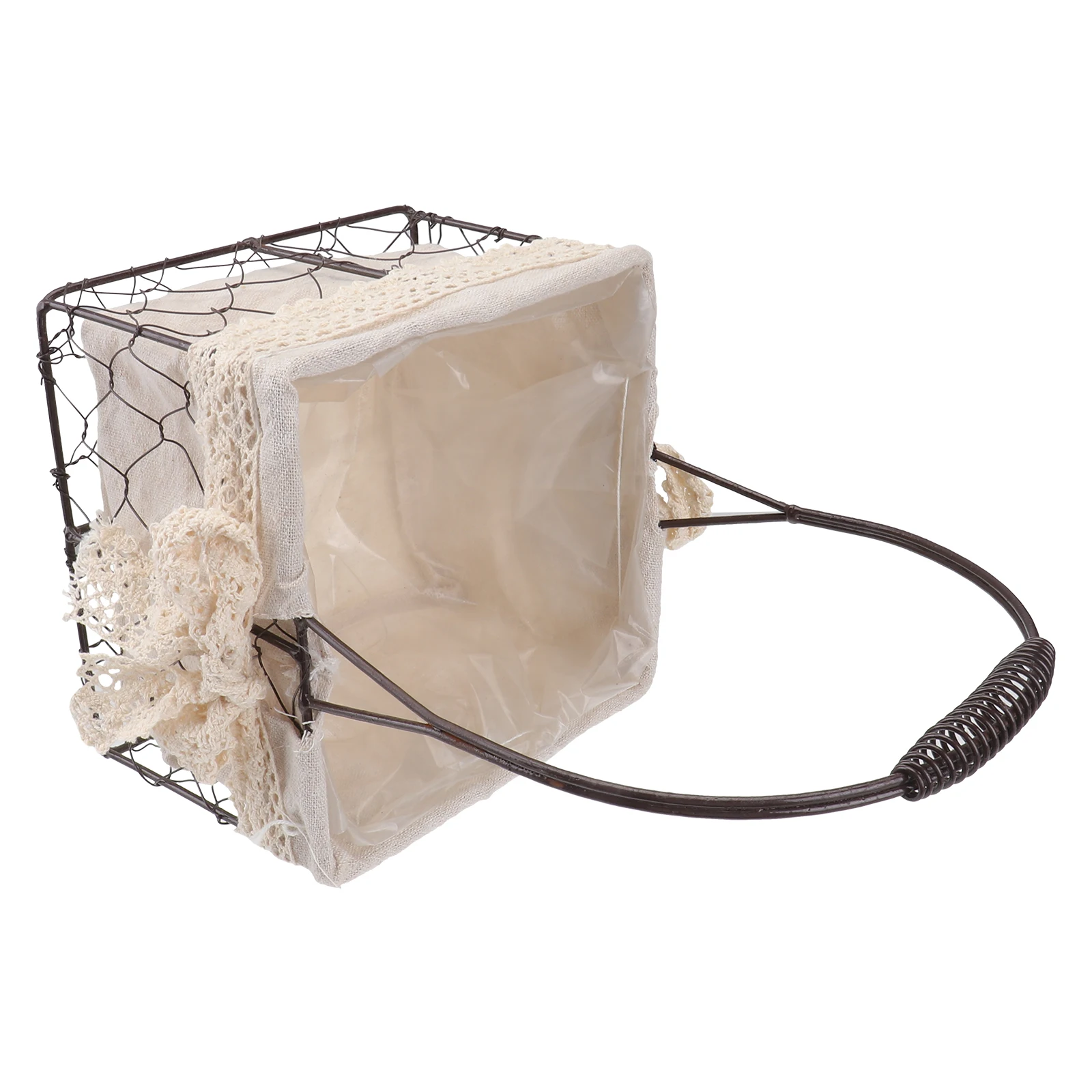 Iron Flower Basket Retro Vintage Plant Pot Multipurpose Storage Container for Flowers Dried Flowers Home Decor
Iron Flower Basket Retro Vintage Plant Pot Multipurpose Storage Container for Flowers Dried Flowers Home Decor