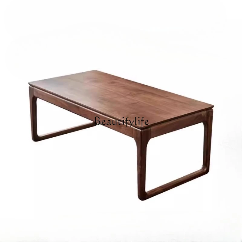 North American black walnut solid wood coffee table simple living room small square table
North American black walnut solid wood coffee table simple living room small square table