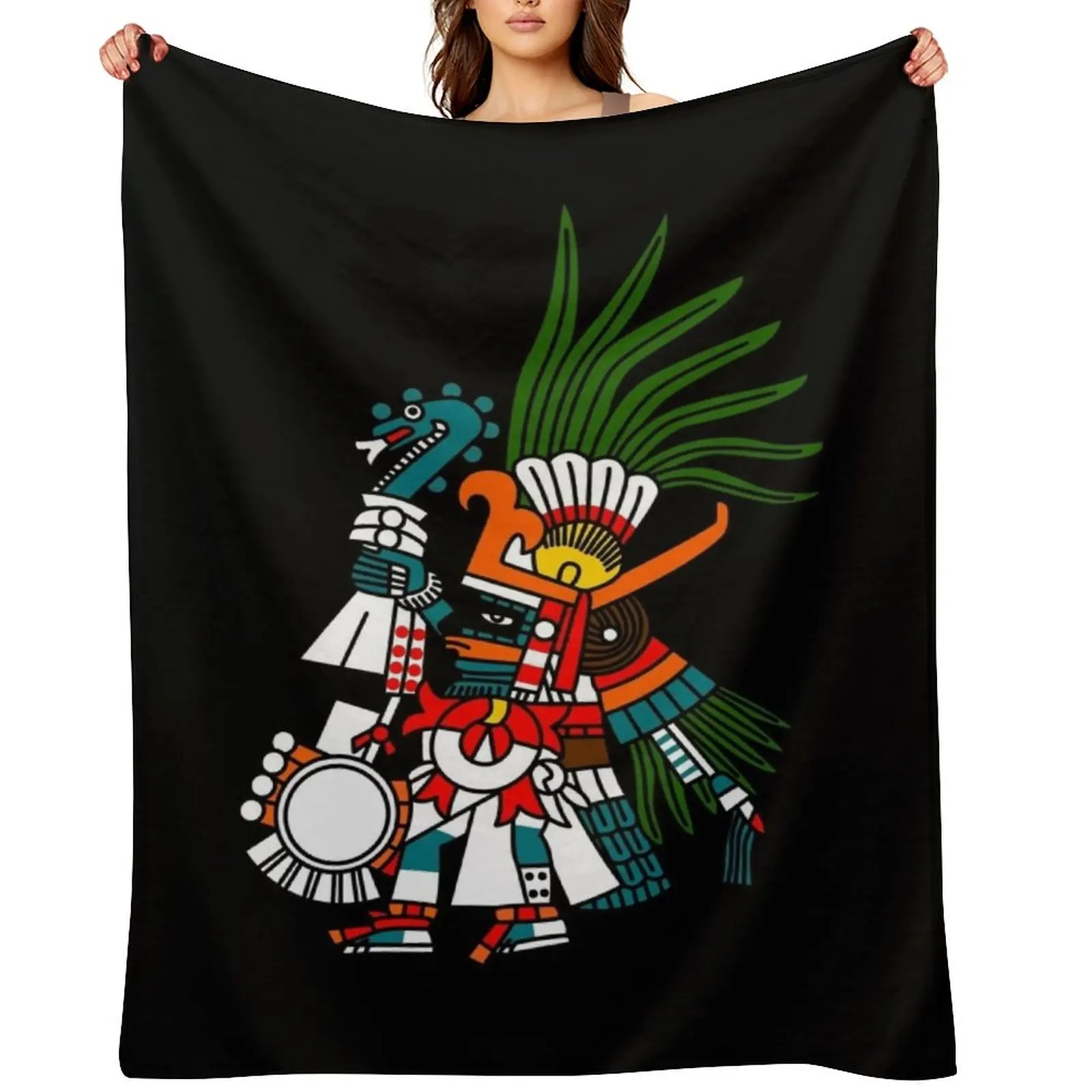 Aztec Deity Huitzilopochtli, “Turquoise Prince”, “Our Lord”, Codex Borbonicus. Throw Blanket warm for winter Beautifuls Blankets
Aztec Deity Huitzilopochtli, “Turquoise Prince”, “Our Lord”, Codex Borbonicus. Throw Blanket warm for winter Beautifuls Blankets