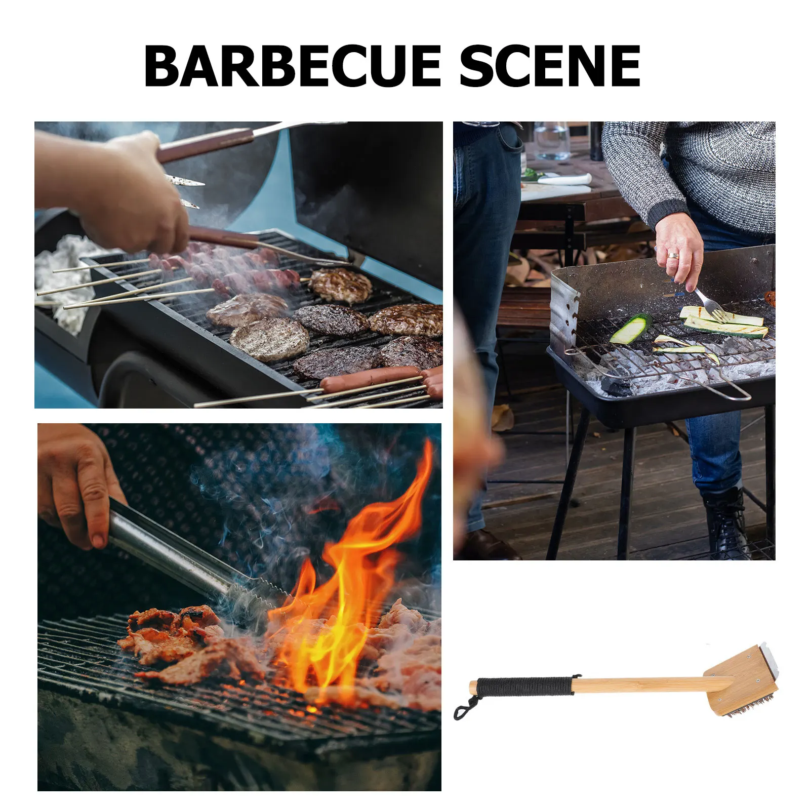 Grill Cleaning Brush Bamboo Handle Grills Barbecue Cleaner Coconut Palm Shell Bbq for
Grill Cleaning Brush Bamboo Handle Grills Barbecue Cleaner Coconut Palm Shell Bbq for