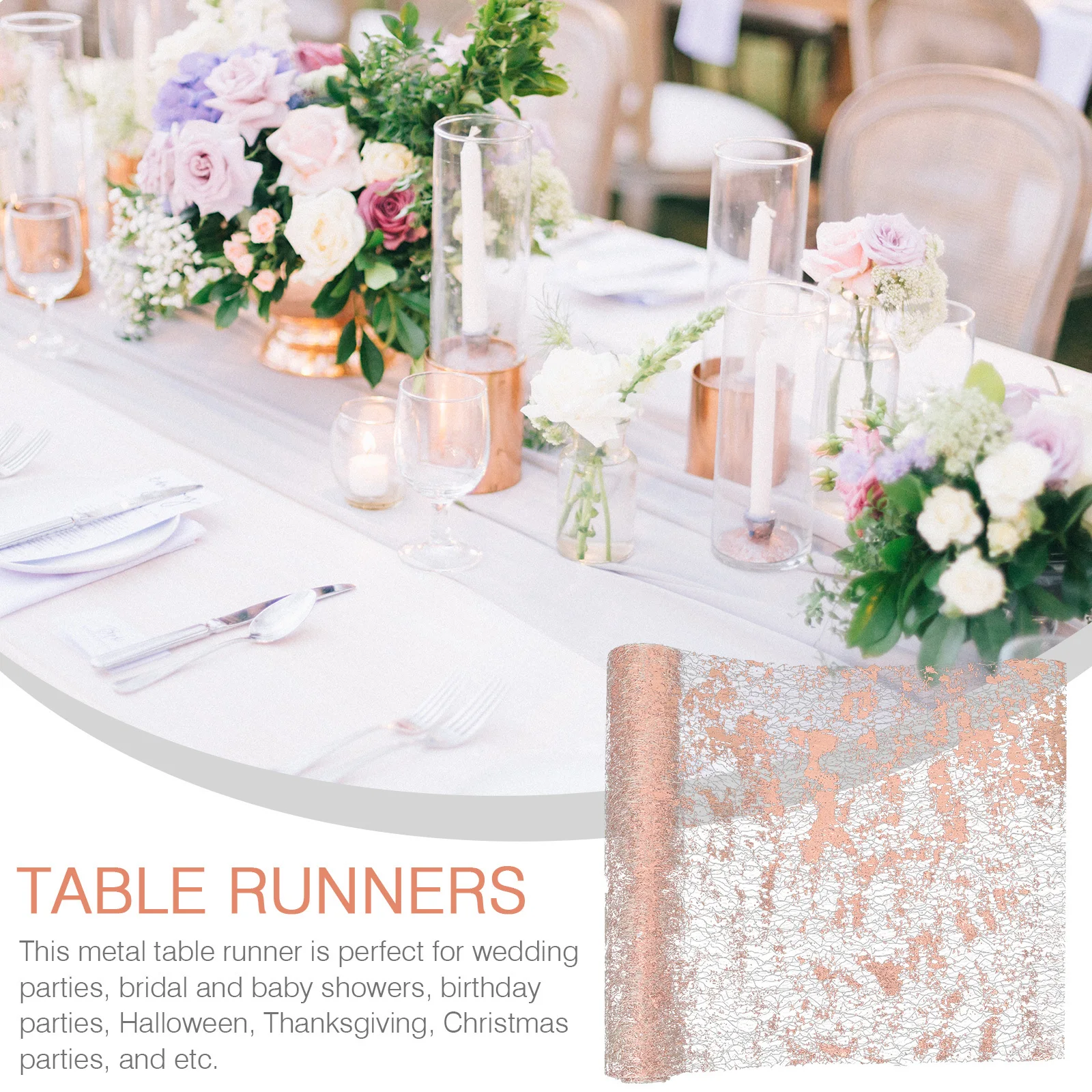 1 Roll Gold Table Runner Decor Mesh Glitter Edge Cuttable Perfect Wedding Party Table Decorations Banquet Centerpieces
1 Roll Gold Table Runner Decor Mesh Glitter Edge Cuttable Perfect Wedding Party Table Decorations Banquet Centerpieces