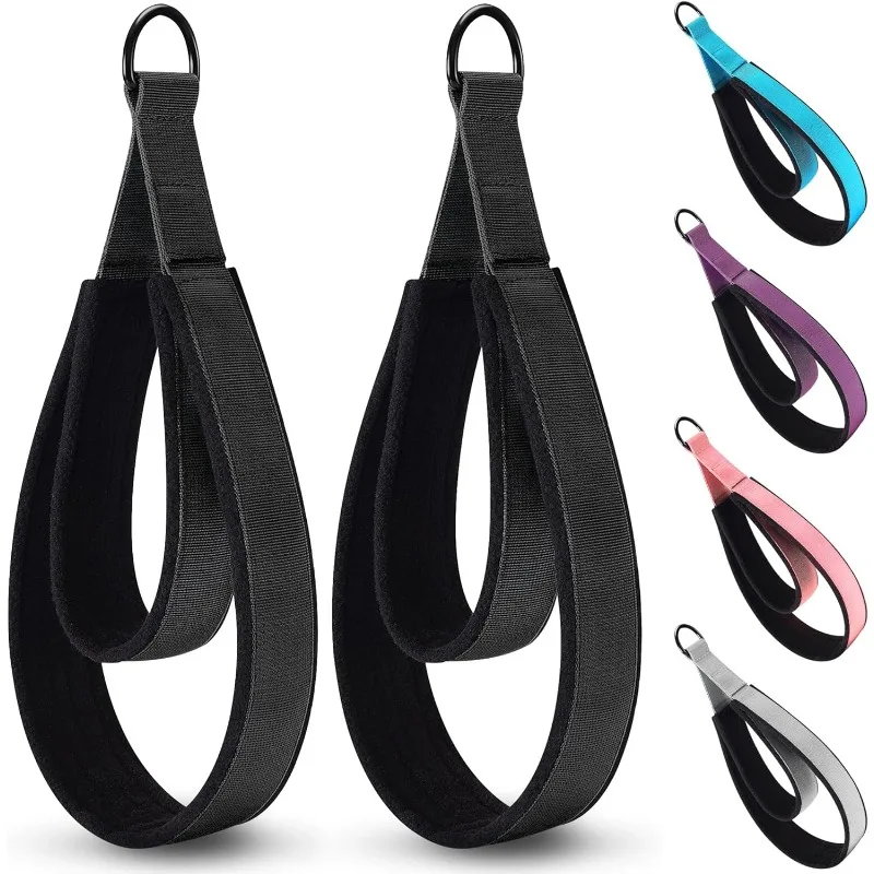 2 шт. черный ремешок с двойной петлей для фитнеса, D-образное кольцо для оборудования для пилатеса, спортивные аксессуары для домашнего спортзала, йоги, тренировок
2 шт. черный ремешок с двойной петлей для фитнеса, D-образное кольцо для оборудования для пилатеса, спортивные аксессуары для домашнего спортзала, йоги, тренировок