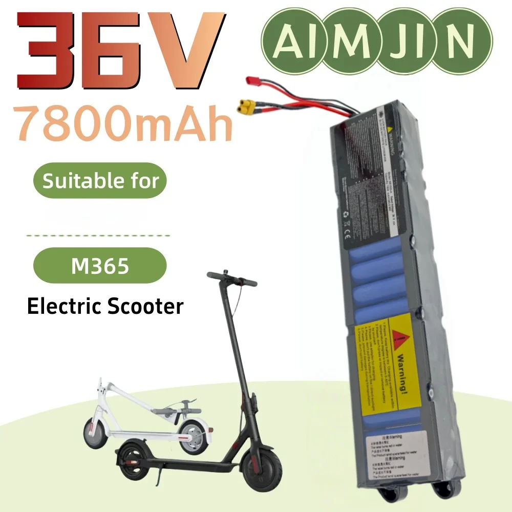 36V lithium-ion battery 7800mAh battery suitable for Xiaomi M365 M356 Pro dedicated battery pack,No communication
36V lithium-ion battery 7800mAh battery suitable for Xiaomi M365 M356 Pro dedicated battery pack,No communication