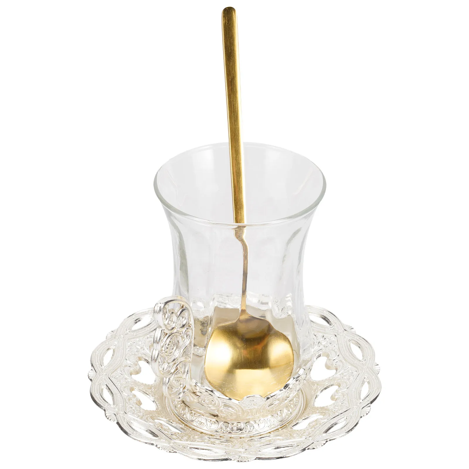 Набор из 1 стеклянной кофейной чашки с блюдцем и ложкой, модный дизайн, многофункциональный, для дома, офиса, кафе, ресторана, отличный подарок
Набор из 1 стеклянной кофейной чашки с блюдцем и ложкой, модный дизайн, многофункциональный, для дома, офиса, кафе, ресторана, отличный подарок