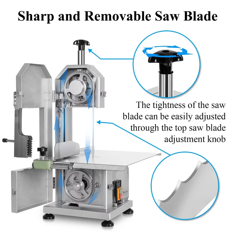 Multifunctional Meat Saw Suitable for Fresh and Frozen Pork Beef Goat Fish Raw Material Cutting Processing
Multifunctional Meat Saw Suitable for Fresh and Frozen Pork Beef Goat Fish Raw Material Cutting Processing