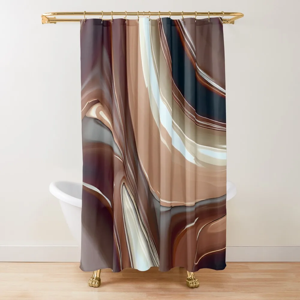 Creamy Chocolaty Marbled Flow Design III Shower Curtain Bathroom Accessories Bathroom Shower Set Curtain
Creamy Chocolaty Marbled Flow Design III Shower Curtain Bathroom Accessories Bathroom Shower Set Curtain