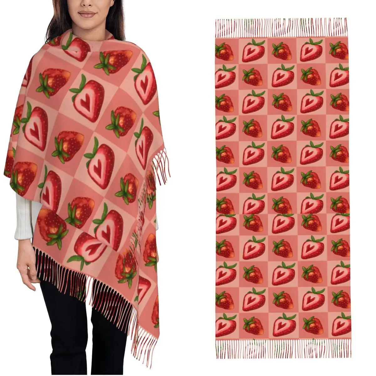 Теплый мягкий шарф, зимние мультяшные клубничные шали и накидки, бандана на заказ для мужчин и женщин, забавные шарфы y2k, накидки
Теплый мягкий шарф, зимние мультяшные клубничные шали и накидки, бандана на заказ для мужчин и женщин, забавные шарфы y2k, накидки