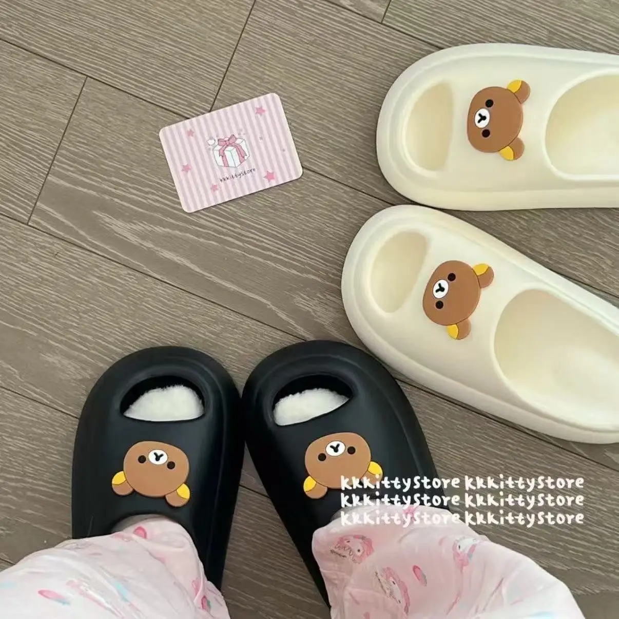 Rilakkuma Slippers Women Men Anime Relax Bear Couple Babouche Adult Summer Home Shoes Sandals New Flip Flops Best Friend Gift
Rilakkuma Slippers Women Men Anime Relax Bear Couple Babouche Adult Summer Home Shoes Sandals New Flip Flops Best Friend Gift