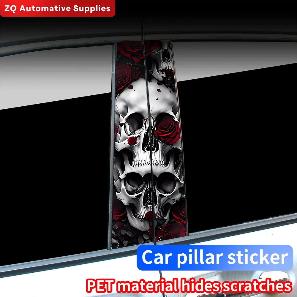 Skull and Rose Car Stickers Funny Auto B Pillar Waterproof Decoration DIY Cover Car Doors Pillar Sunscreen Decals Accessories
Skull and Rose Car Stickers Funny Auto B Pillar Waterproof Decoration DIY Cover Car Doors Pillar Sunscreen Decals Accessories